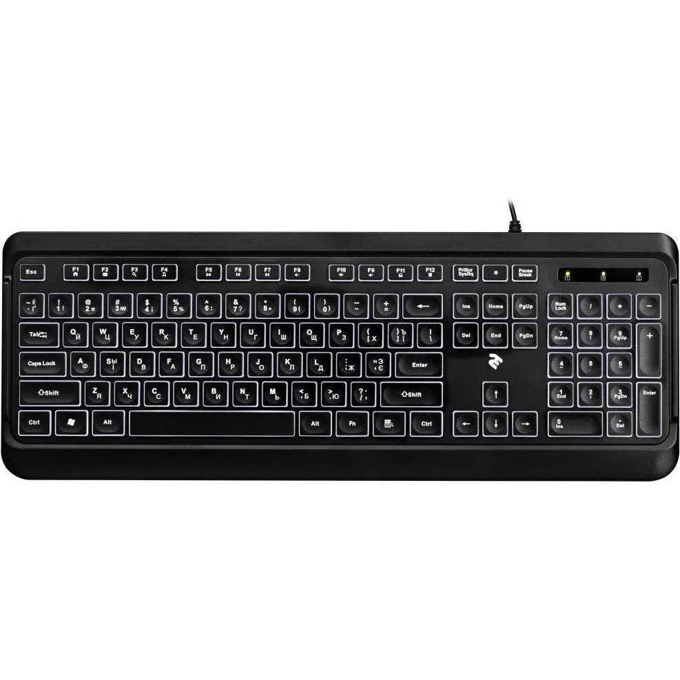 Клавіатура 2E KS120 USB Black (2E-KS120UB_UA) (UA)