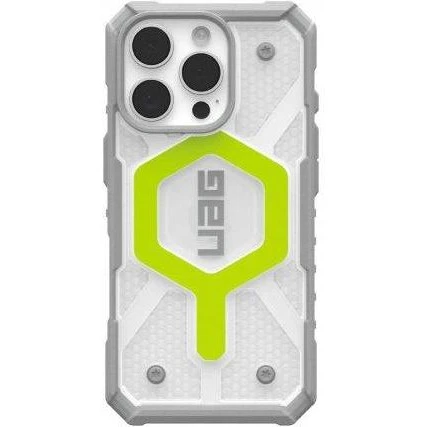 Чохол для смартфона URBAN ARMOR GEAR iPhone 16 Pro, Pathfinder Clear Magsafe, Active Neon (114464118181) (UA)