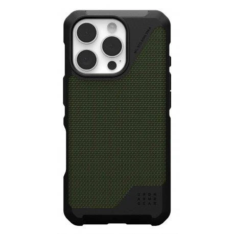 Чохол для смартфону URBAN ARMOR GEAR iPhone 16 Pro Metropolis LT Magsafe, Kevlar Olive (114452113972) (UA)