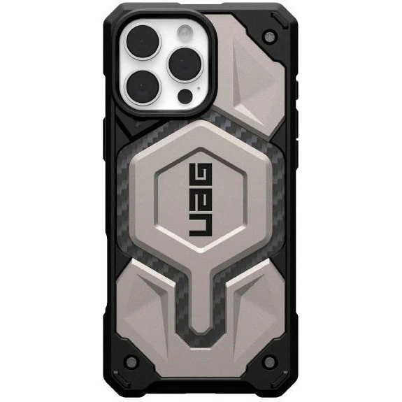 Чохол для смартфону URBAN ARMOR GEAR iPhone 16 Pro Max, Monarch Pro Magsafe, Titanium (114457113636) (UA)