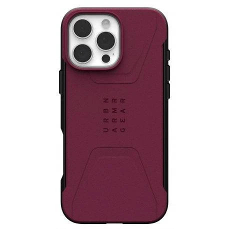 Чохол для смартфону URBAN ARMOR GEAR iPhone 16 Pro Max, Civilian Magsafe, Bordeaux (114445119049) (UA)