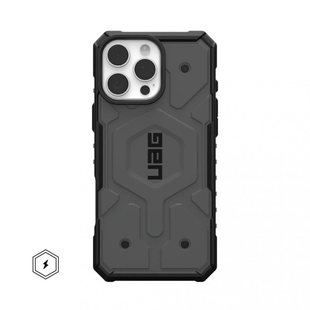 Чехол для смартфона URBAN ARMOR GEAR iPhone 16 Pro Max, Pathfinder Magsafe, Silver (114469113333) (UA)