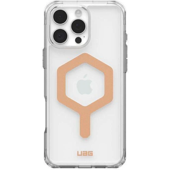 Чехол для смартфона URBAN ARMOR GEAR iPhone 16 Pro Max, Plyo Magsafe, Ice/Gold (114481114381) (UA)