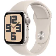 Apple Watch Series SE2 44mm LTE Starlight Aluminium with Starlight Sport Band M/L 2024 (MXG83)