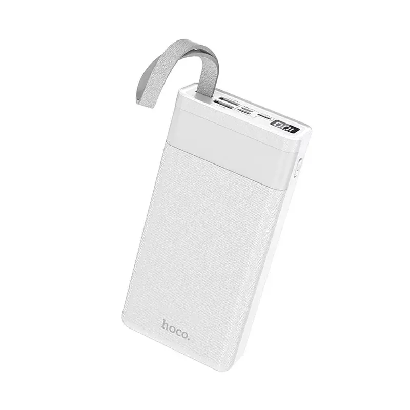 Мобільна батарея Power Bank Hoco J73 Lamp 30000 mAh White