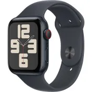 Apple Watch SE 2 GPS Cellular 44mm Midnight Aluminum Case with Midnight Sport Band M/L (MXG23)