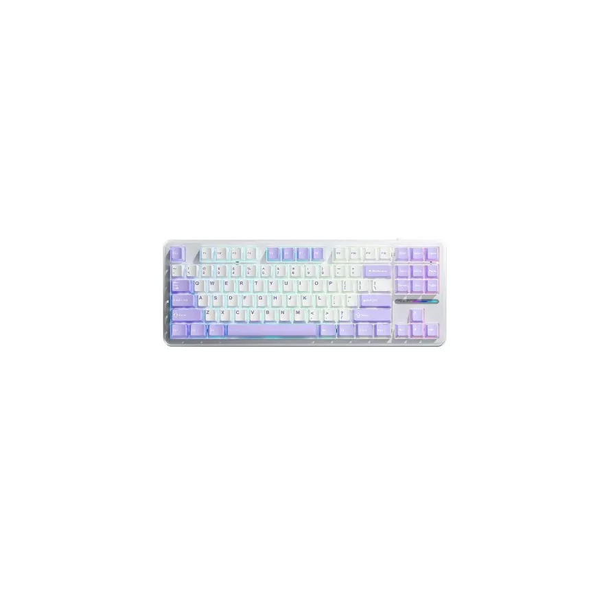 Клавіатура Aula F87 keycap KRGD Blue USB UA White (6948391202464) (UA)