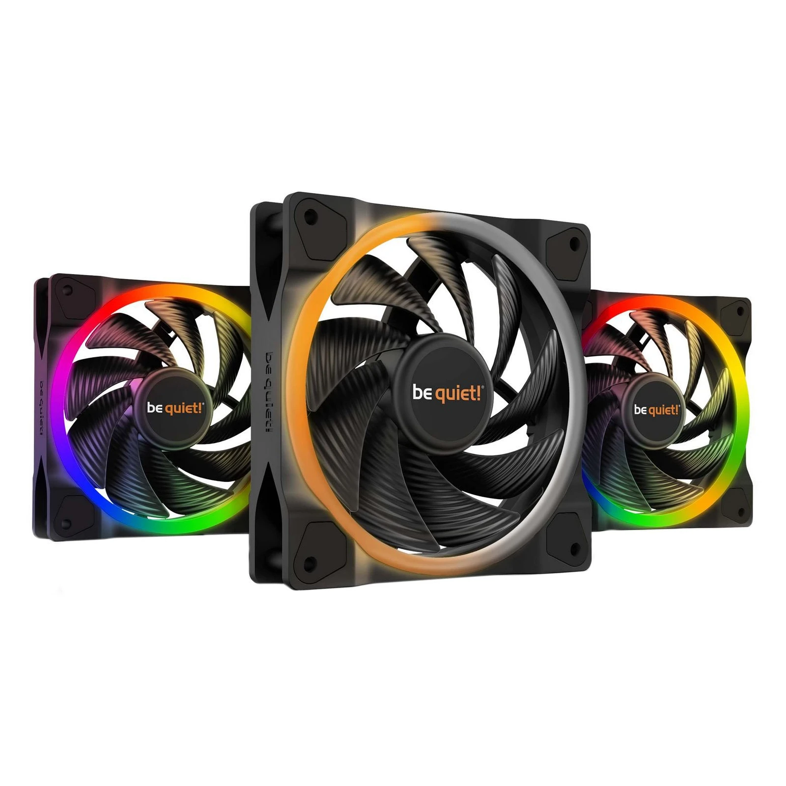 Кулер для корпусу Be Quiet! Light Wings 140mm PWM 3 ПК (BL078) (UA)