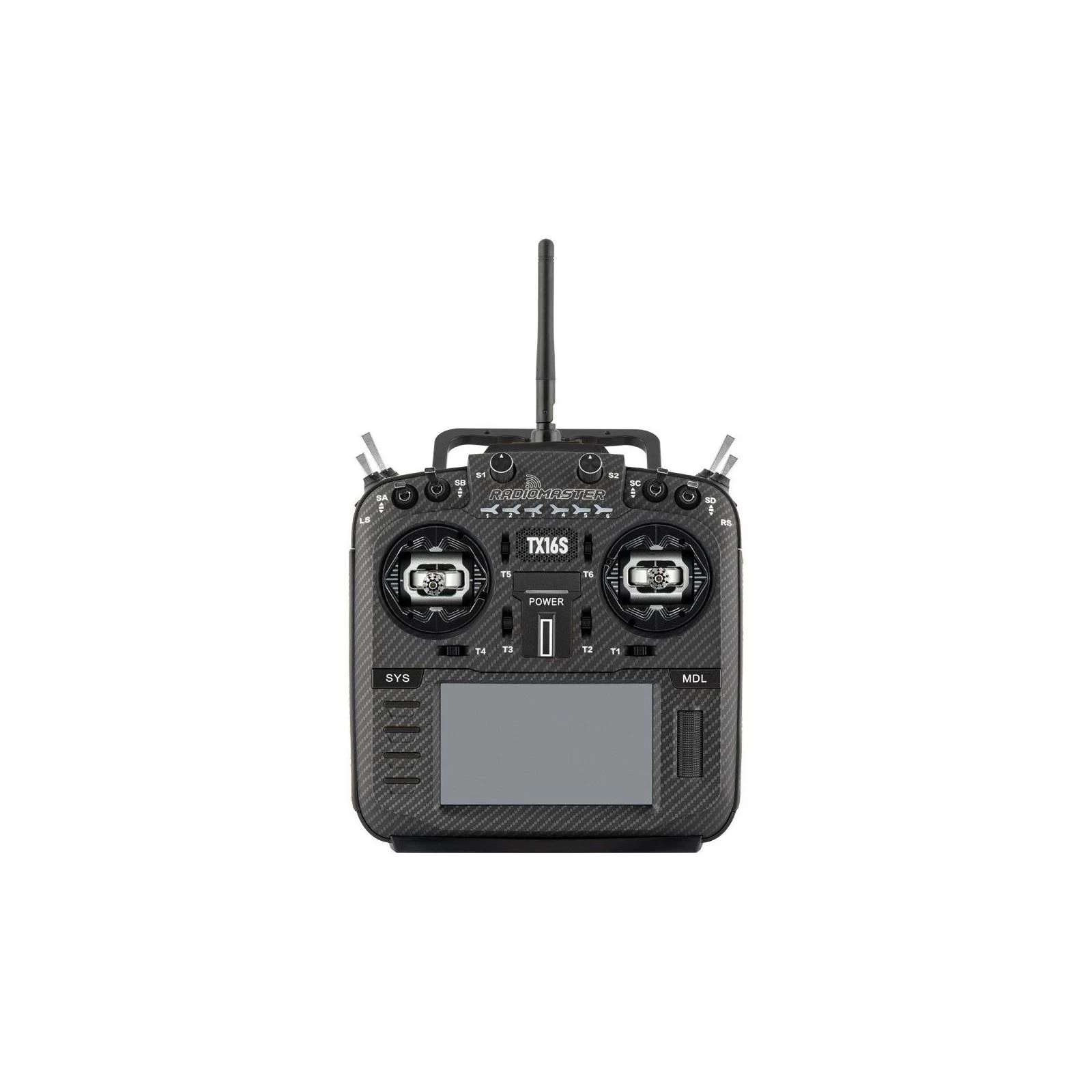 Пульт управления для дрона RadioMaster TX16S MKII MAX AG01 Gimbal ELRS Black M2 (HP0157.0025-BLK) (UA)