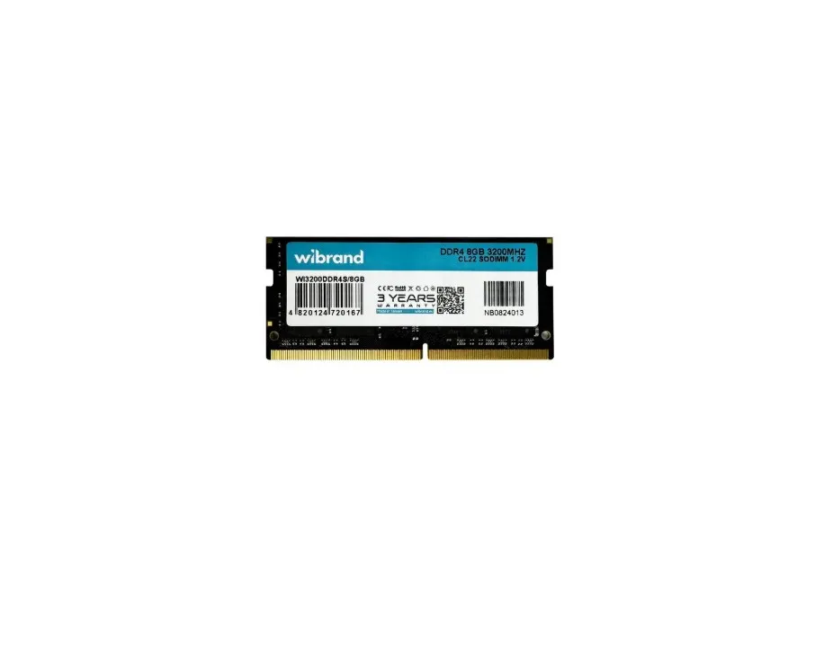 Оперативна пам'ять SoDIMM DDR4 8GB 3200 MHz Wibrand (WI3200DDR4S/8GB) (UA)