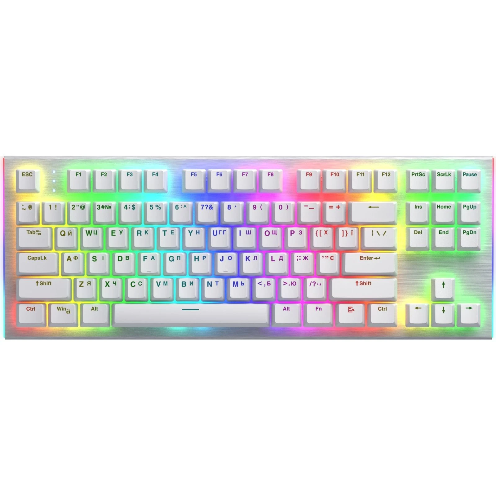 Клавіатура Hator Gravity X TKL Orange USB White (HTK551UA) (UA)