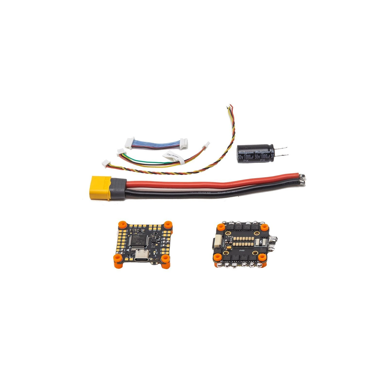 Полетный стек HAKRC F405 + 60A V2 (розпаяний) (FCESC60) (UA)