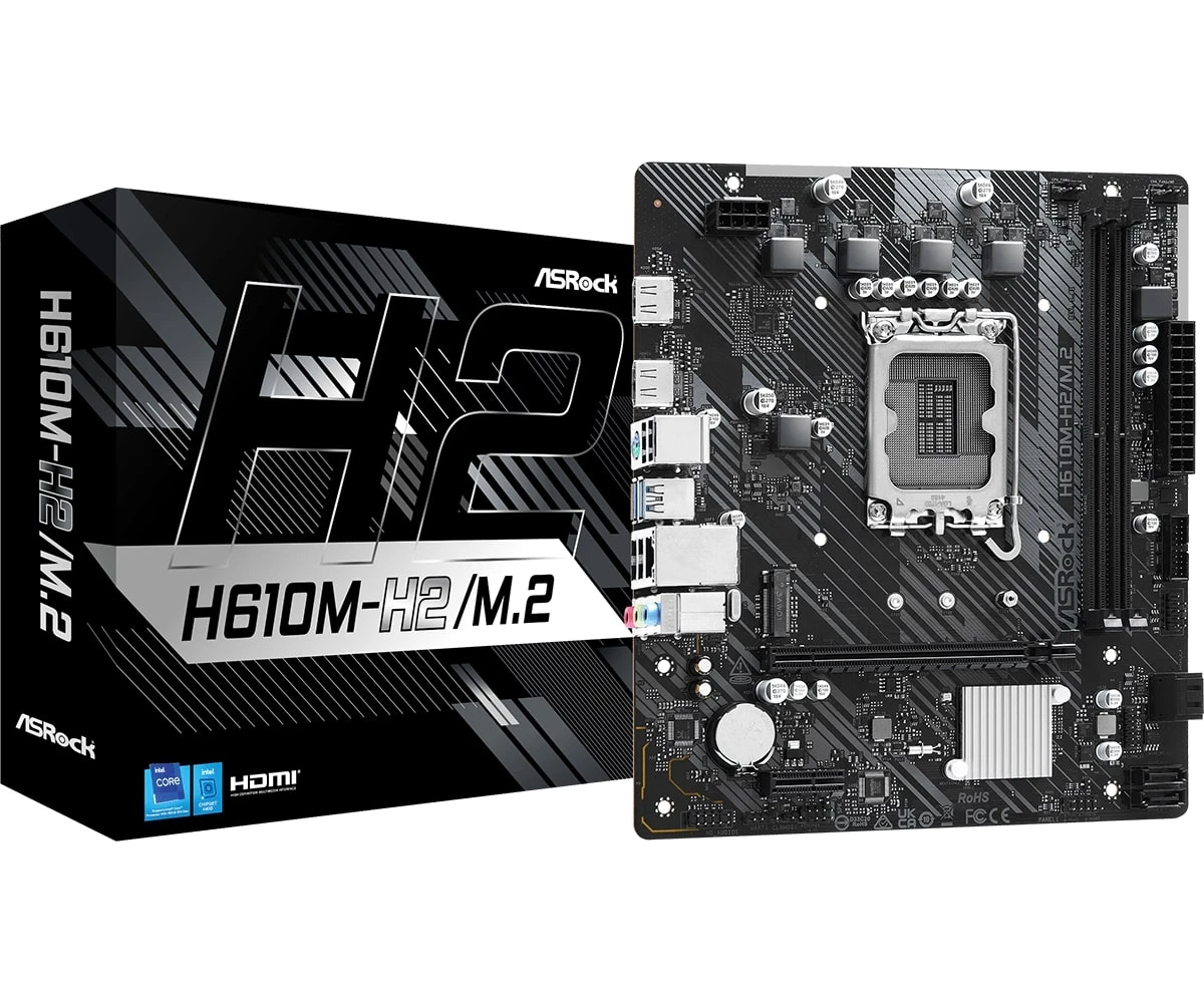 Материнська плата ASRock H610M-H2/M.2 Socket 1700 (UA)