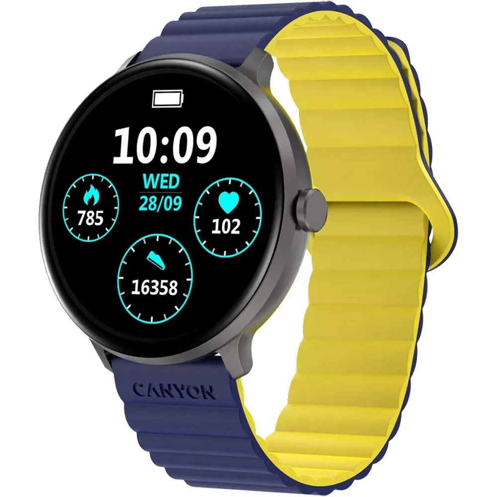 Смарт-часы Canyon SW-69 Jacky Blue/Yellow (CNS-SW69BL) (UA)