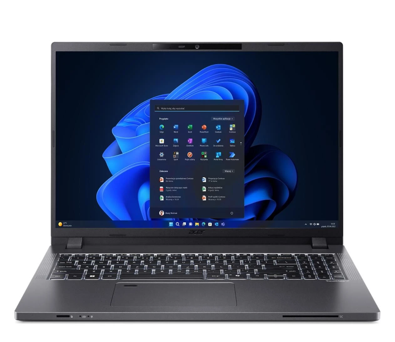 Ноутбук Acer TravelMate P2 Core 5-120U/16GB/512/Win11 PRO LTE NBD (TMP216-51 || NX.B6PEP.005)