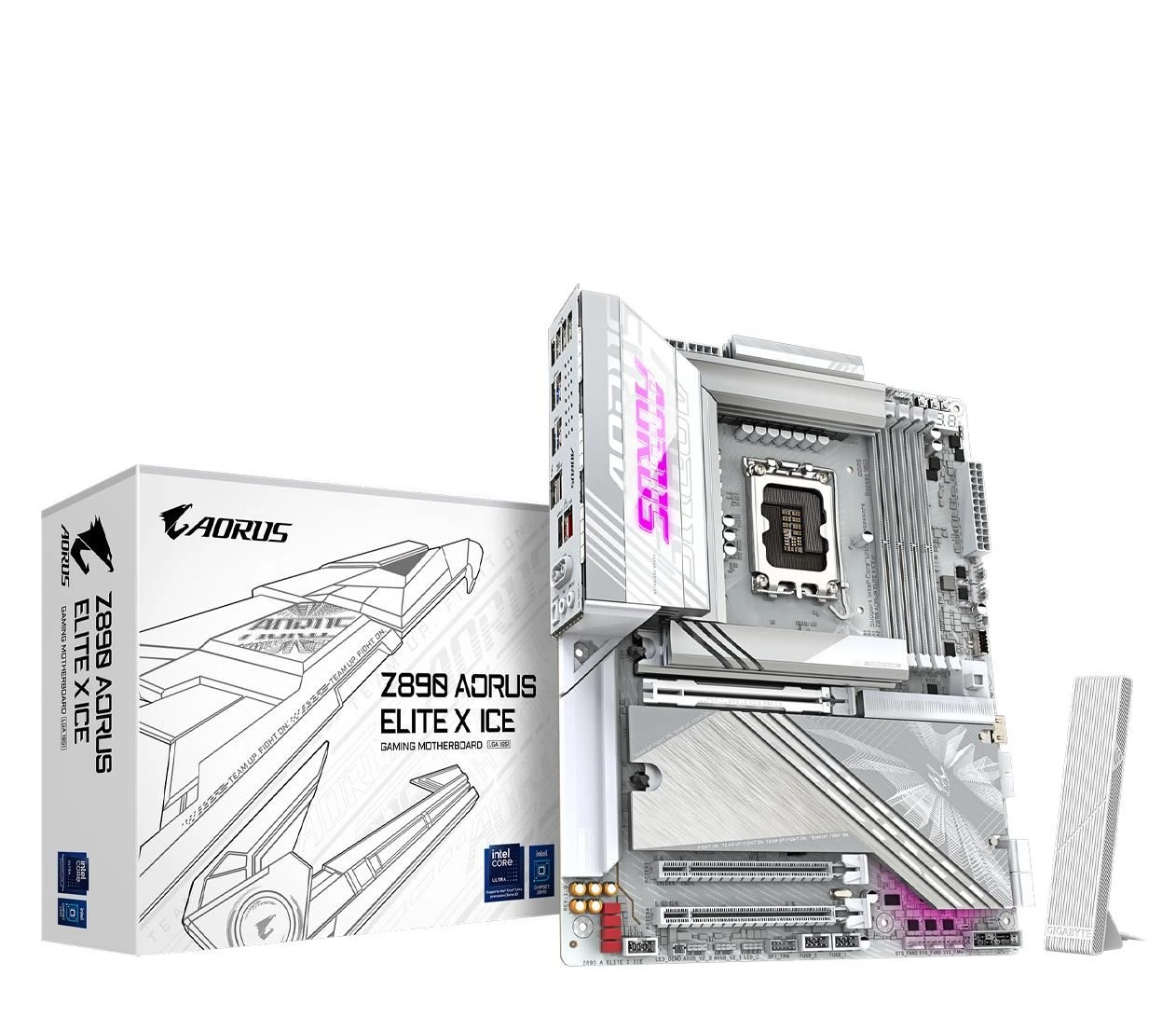 Материнська плата Gigabyte Z890 AORUS ELITE X ICE EU