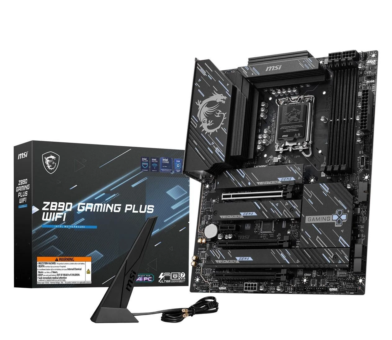 Материнская плата MSI Z890 GAMING PLUS WIFI EU