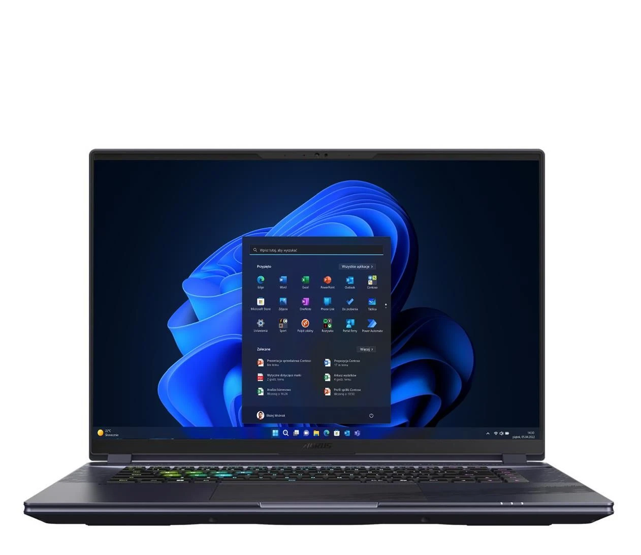 Ноутбук Gigabyte AORUS 16X (2024) i7-14650HX/16GB/1TB/W11X RTX4070 165Hz (ASG-53EEC54SD)