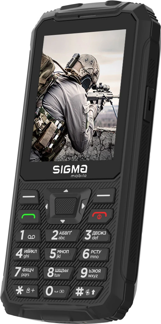 Мобильный телефон Sigma mobile X-treme PR68 Type-C Black (4827798122419) (UA)