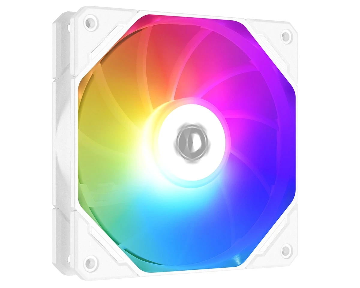Вентилятор ID-Cooling TF-12025-Pro ​​ARGB Reverse White (UA)