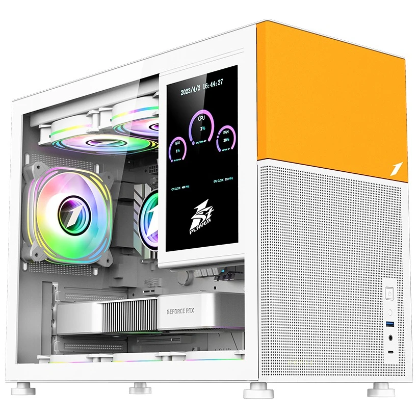 Корпус 1stPlayer Mi6-EV White без БП (Mi6-EV-WH) (UA)