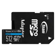 MicroSDXC 512GB UHS-I/U3 Class 10 Team Elite (TEAUSDX512GIV30A103)