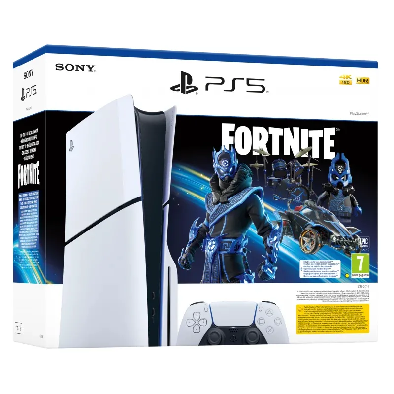 Игровая приставка Sony PlayStation 5 Slim 1TB Fortnite Cobalt Star Bundle (1000045165)