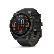 Garmin fenix 8 47mm, AMOLED, Saph, CrbnGryTi/Blk, Blk/PebbleGryBnd, GPS (010-02904-21) (UA)
