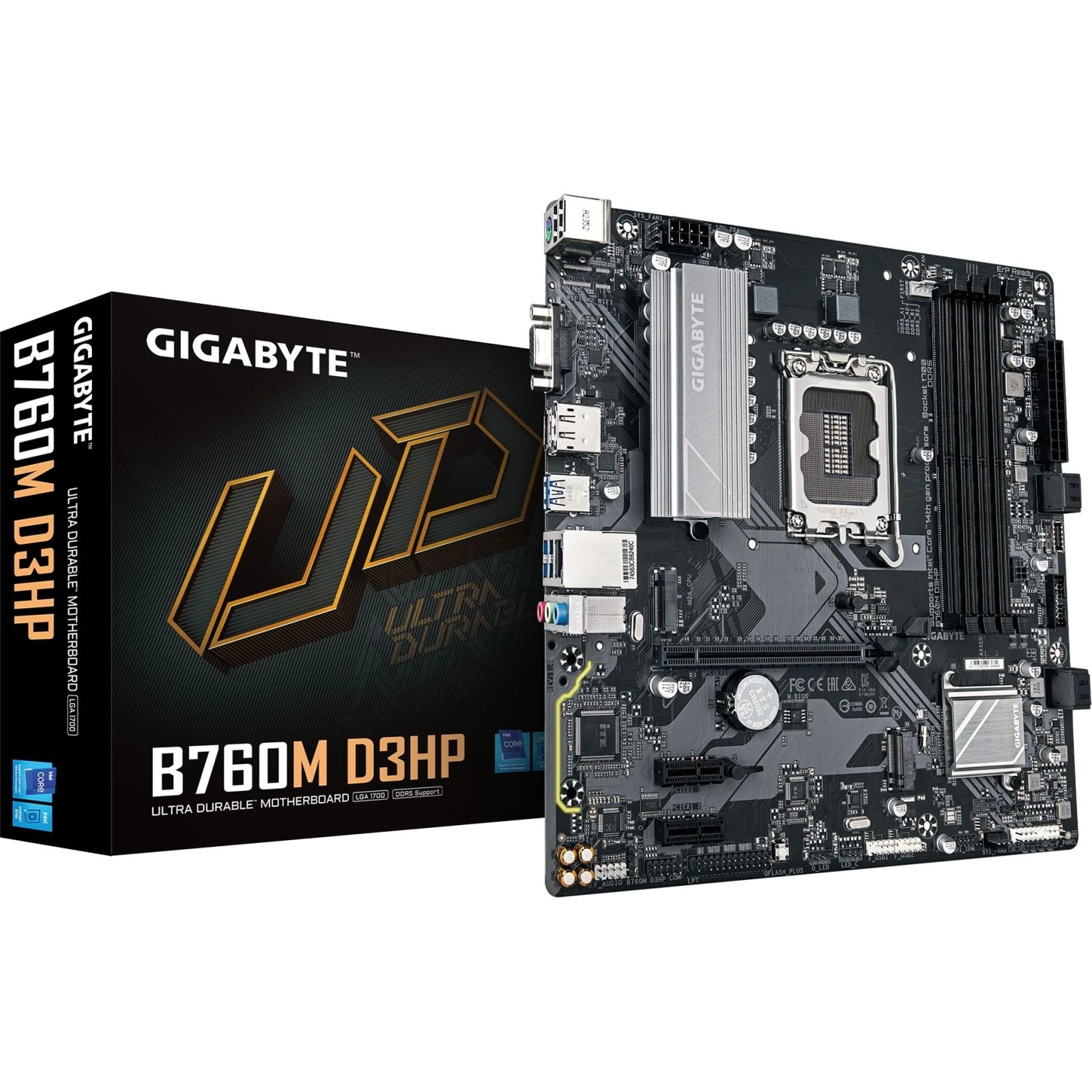 Материнська плата GIGABYTE B760M D3HP (UA)