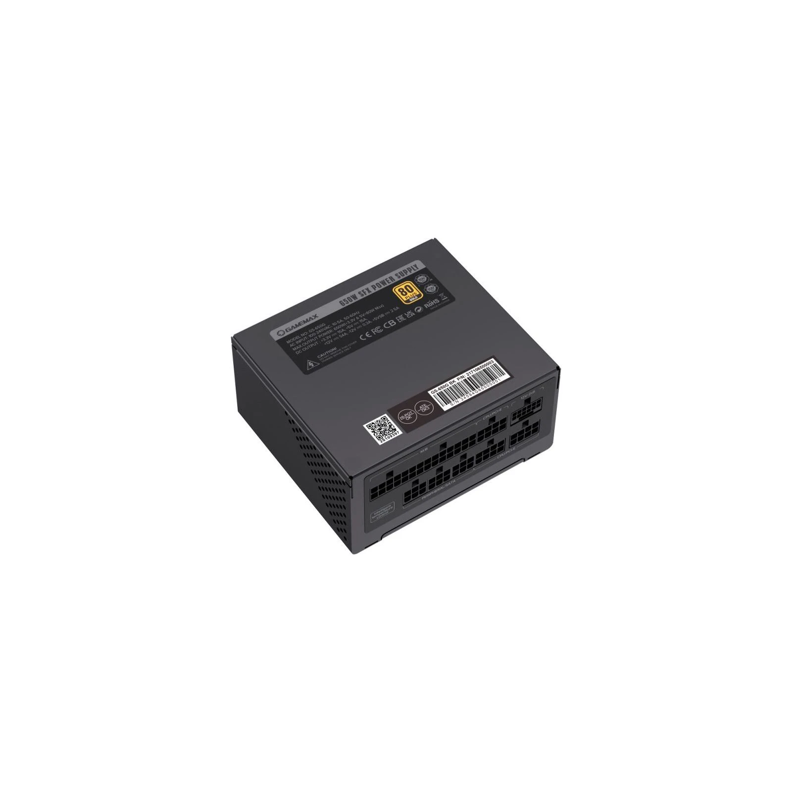 Блок живлення Gamemax 650W (GS-650G Black) (UA)