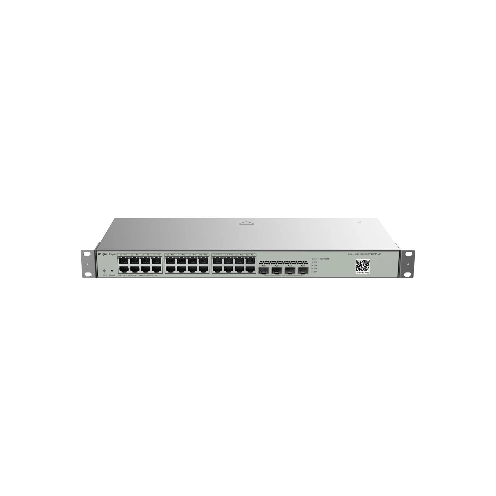 Коммутатор сетевой Ruijie Networks RG-NBS3100-24GT4SFP-V2 (UA)
