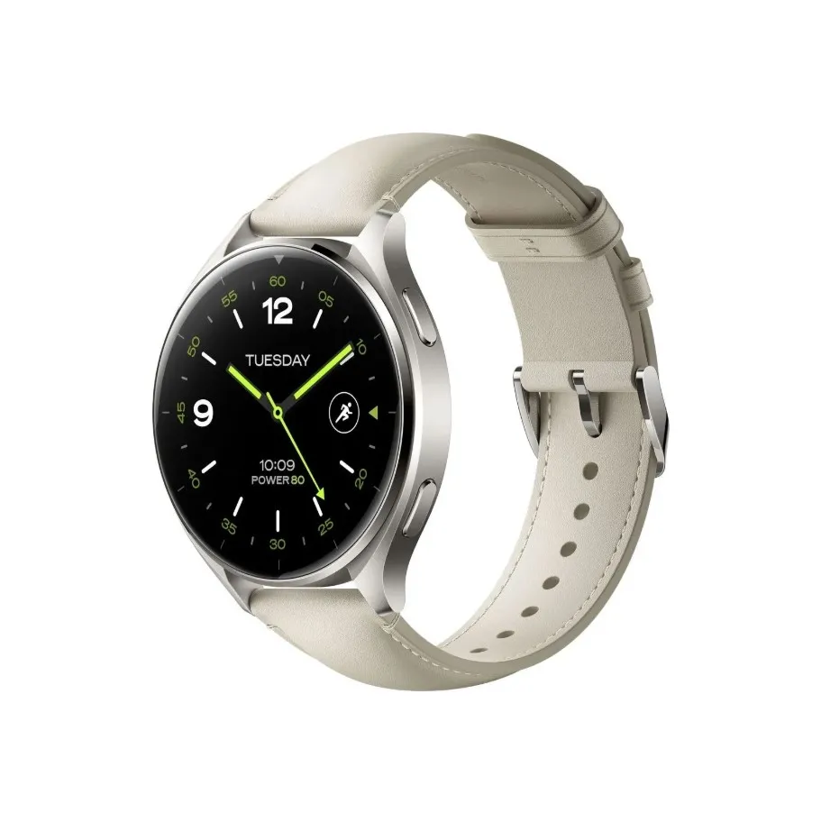 Xiaomi Watch 2 Titan BHR9306GL Gray Case White Leather Strap (1093970) (UA)