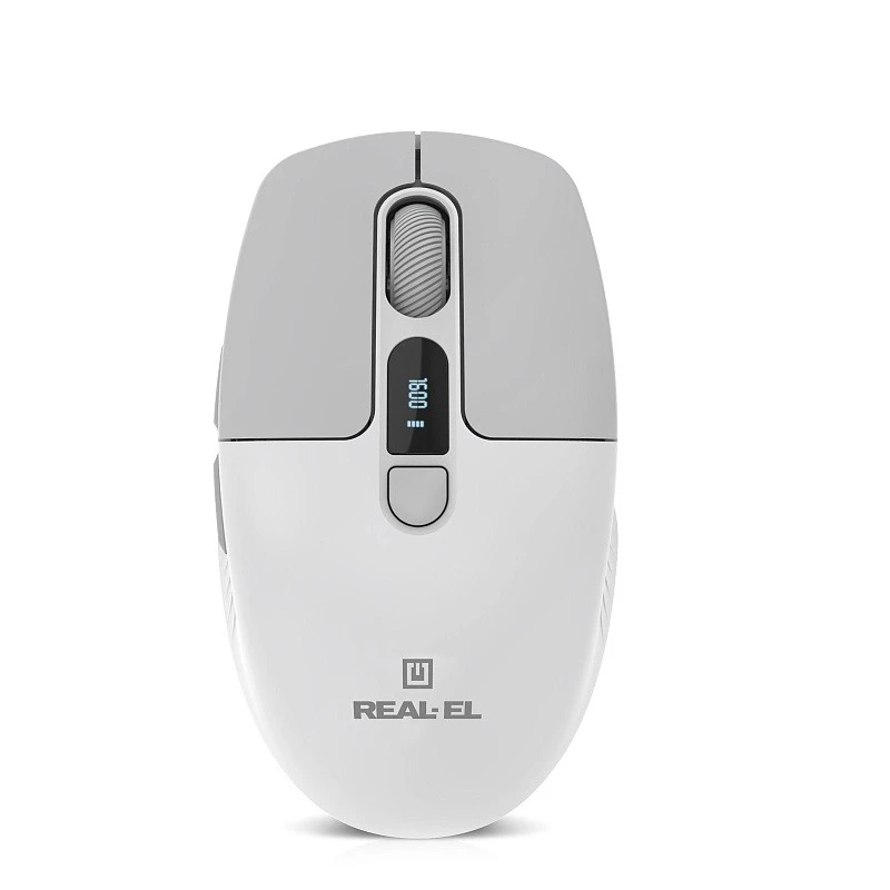 Миша REAL-EL RM-480W White (EL123200050) (UA)