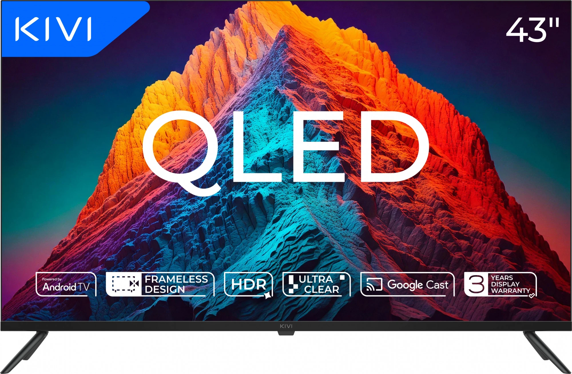 Телевізор KIVI 43 UHD Prime E5 QLED (43U770QB)