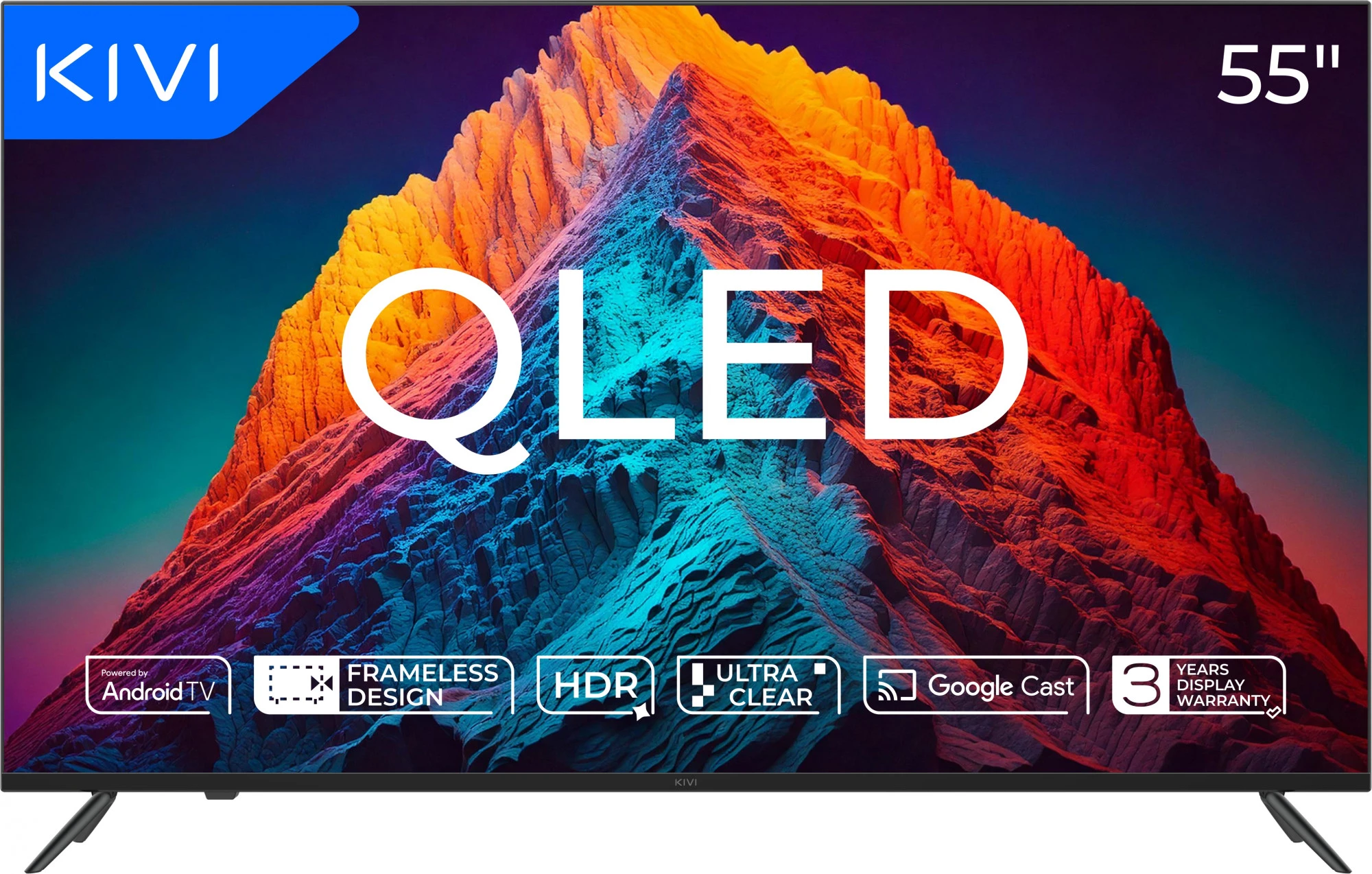 Телевизор KIVI 55 UHD Prime E5 QLED (55U770QB)
