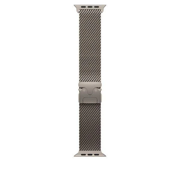 Apple Milanese Loop for Watch 44/45/46/49mm Natural Titanium Small (MXKC3)