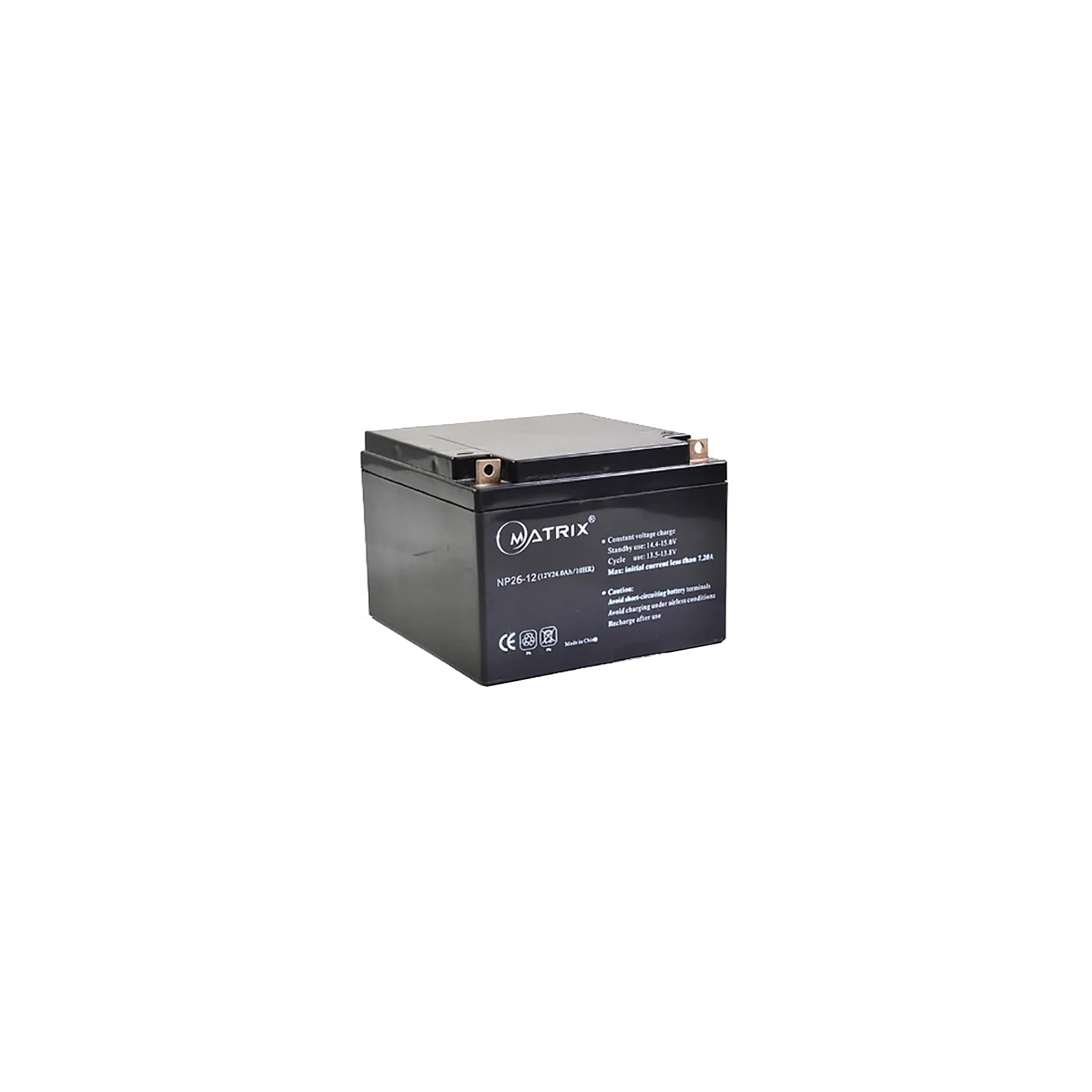 Акумуляторна батарея Matrix 12V 26AH (NP26-12) (UA)