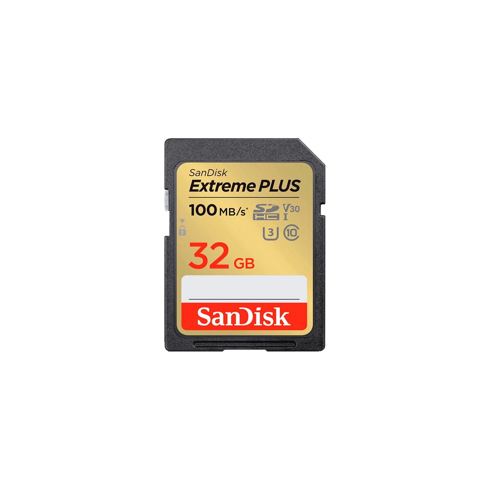 Карта пам'яті SanDisk 32GB SDXC class 10 Extreme PLUS (SDSDXWT-032G-GNCIN) (UA)