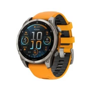 Смарт-часы Garmin fenix 8 47mm, AMOLED, Saph, Ti/Bare/Grpht, SparkOrg/GrphtBd, (010-02904-11) (UA)