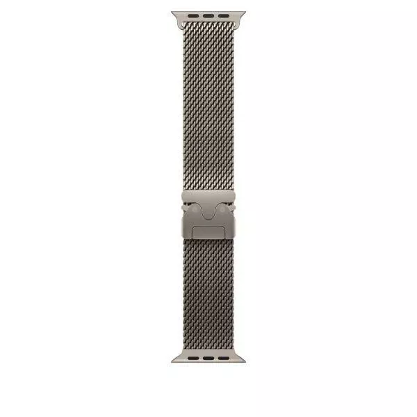 Apple Milanese Loop for Watch 44/45/46/49mm Natural Titanium Small (MXKC3)