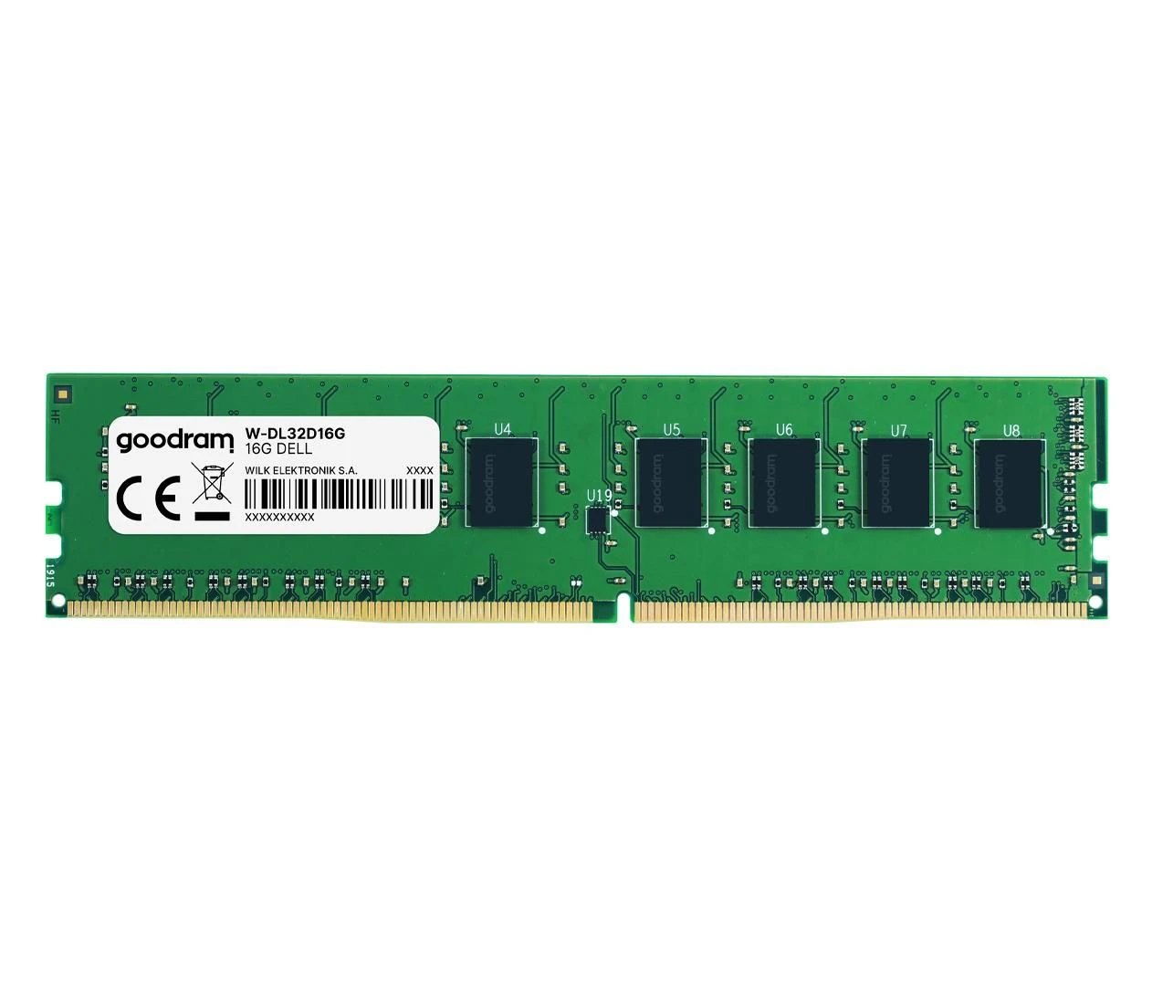 Оперативная память GOODRAM 16GB (1x16GB) 3200MHz CL19 dedykowana Dell (W-DL32D16G) EU