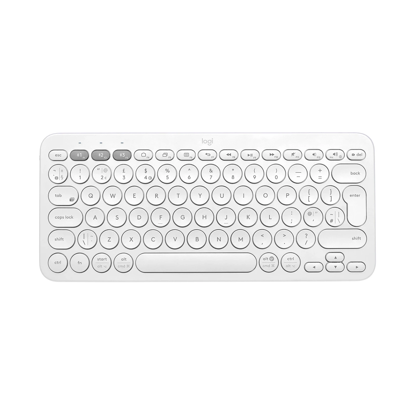 Клавіатура Logitech K380s Multi-Device Bluetooth UA White (920-011852) (UA)