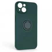 Чохол для мобільного телефону Armorstandart Icon Ring Apple iPhone 14 Dark Green (ARM68691) (UA)