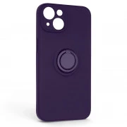Чохол для мобільного телефону Armorstandart Icon Ring Apple iPhone 14 Dark Purple (ARM68690) (UA)