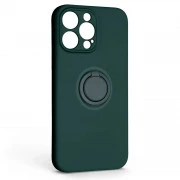 Чохол для мобільного телефону Armorstandart Icon Ring iPhone 14 Pro Max Dark Green (ARM68724) (UA)