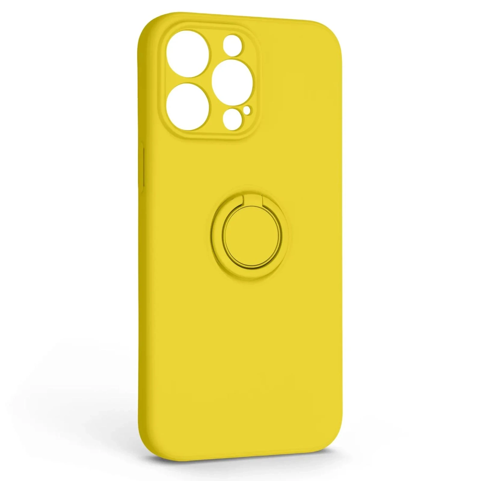 Чохол для мобільного телефону Armorstandart Icon Ring iPhone 14 Pro Max Yellow (ARM68722) (UA)