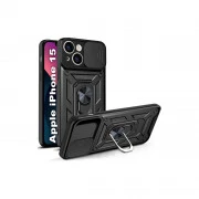 Чохол для мобільного телефону BeCover Military Apple iPhone 15 Black (709952) (UA)