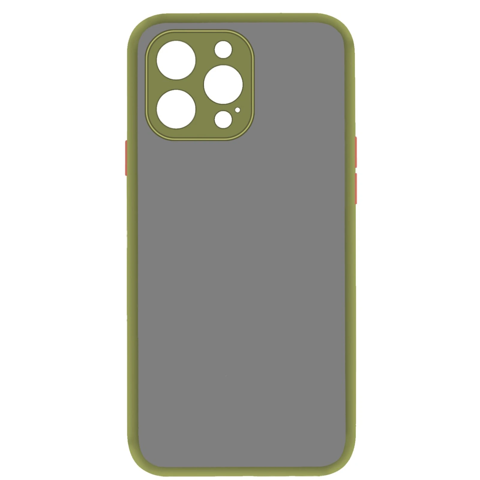 Чехол для мобильного телефона MAKE Apple iPhone 13 Pro Max Frame (Matte PC+TPU) Green (MCMF-AI13PMGN) (UA)