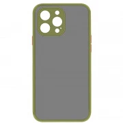 Чохол для мобільного телефону Apple iPhone 13 Pro Max Frame (Matte PC+TPU) Green (MCMF-AI13PMGN) (UA)