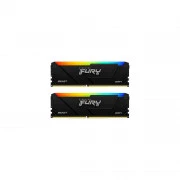 DDR4 32GB (2x16GB) 3200 MHz FURY Beast RGB Kingston Fury (ex.HyperX) (KF432C16BB2AK2/32) (UA)